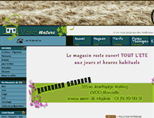 Tablet Screenshot of maison-nature.fr